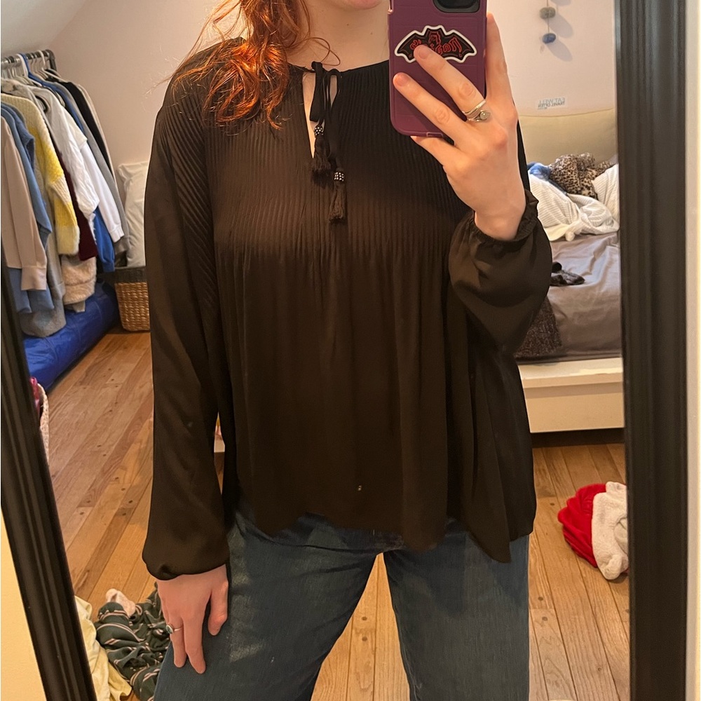 Black Babydoll Top